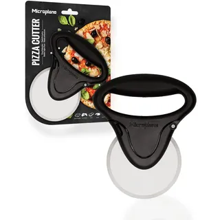 Microplane Pizza-Schneider Rad Roller 16 cm Edelstahl Schwarz
