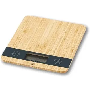 Lacor Mechanische Waage Bambus, Küchenwaage, Braun