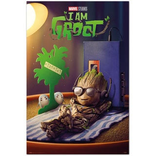 Grupo Erik Editores, S.L. Marvel I am Groot Poster Get Your Groot On