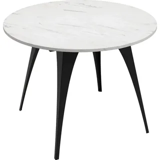 Mirjan24 Carmina Ø 100 cm schwarz/weiß