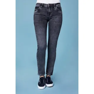 BLUE FIRE Stretch-Jeans BLUE FIRE NANCY black denim used 1001.292 schwarz W26 / L32
