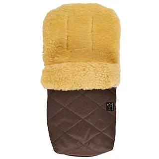 Kaiser Baby Lammfellfußsack Natura Brown Melange