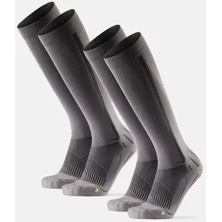 PERFORM KOMPRESSIONSSTRÜMPFE - 2-Pack - Grau/Schwarz - 43-47