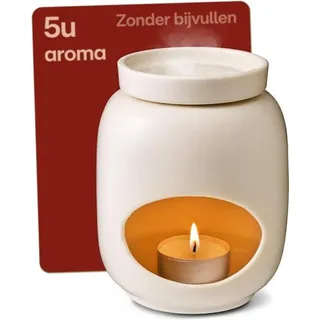 Famanu Duftlampe 100ml für Ätherische Öle und Wachs - Weiß