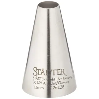 Städter Lochtülle 12 mm, Edelstahl, Silber