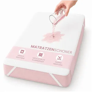 Matratzenschoner Matratzenauflage 90 x 200 - wasserdichte Matratzenschutz Baumwolle ALARA HOME, Wasserdicht, Atmungsaktiv, Knisterfreier, Baby, 160x200 160 cm x 200 cm