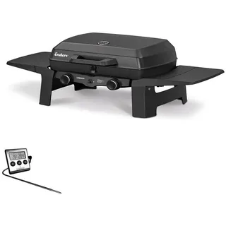 Enders® Gasgrill Urban II Camping Gasgrill 2 Brenner + Fleischthermometer