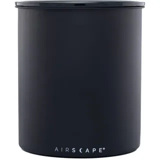 Airscape Vorratsdose Airscape®, Edelstahl, Kunststoff, (1-tlg), mit Ventil-Deckel, robuste Verarbeitung schwarz 4732 ml | Ø 17 cm x 17 cm x 17 cm x 20,2 cm