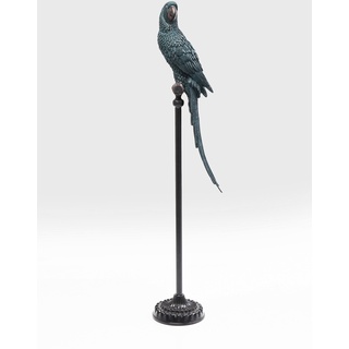 KARE DESIGN Deko-Figur Parrot 61631 Kunststoff Blau, Grün Petrol