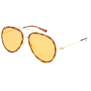 Gucci GG1981S Herren-Sonnenbrille Vollrand Pilot Kunststoff-Gestell, braun