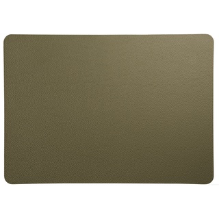 Tischset rough OLIVE (LB 46x33 cm) - grün
