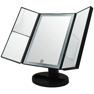 RIDDER Kosmetik-Standspiegel Vivian mit LED schwarz