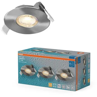 Osram Einbaustrahler 3er Set Satin-Nickel