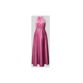 Cocktailkleid mit Bindegürtel, Pink, 32