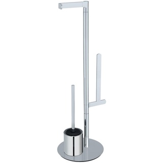 Wenko WC-Garnitur Polvano, Edelstahl, 25382100 - B/H/T ca. 29,00x79,00x25,00