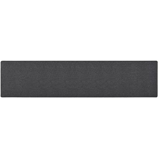 Teppich Teppichläufer Anthrazit 80x400 cm, furnicato, Rechteckig schwarz