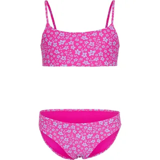 Bikini mit Print-Oberteil und Badehose rosa 151-160cm 12-13J