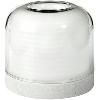 6x DUNI LED-Kerzenhalter Stella Weiß