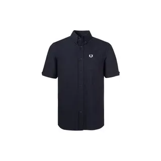 Fred Perry Herren Kurzarmhemd blau, blau, Frühjahr/Sommer 2024