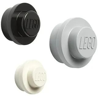 Lego Garderobenhaken  (Schwarz, 3 -tlg.)