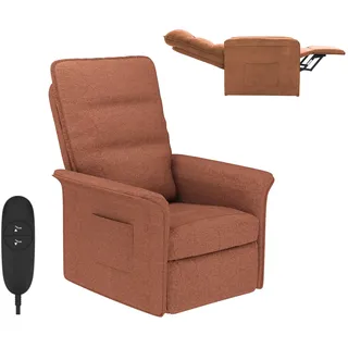 FLEXISPOT Elektrisch Relaxsessel X1, Fernsehsessel mit liegefunktion | Schlafsessel mit verstellbare Rückenlehne, Verstellbarer TV Sessel, 105° -155° verstellbare Rückenlehne, ergonomisch Khaki