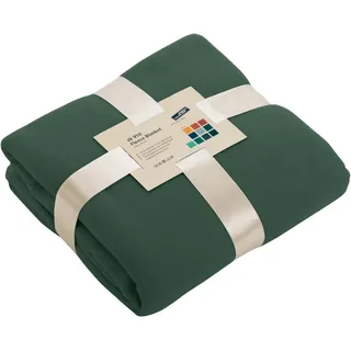 James & Nicholson Fleece Decke JN950 dark green one size