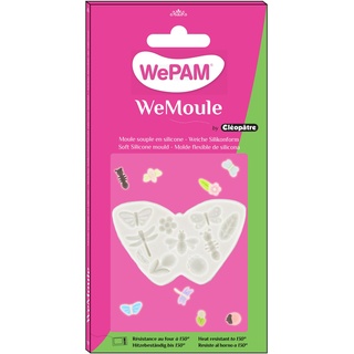 WePAM – PF00MA59 - WeMoule weiche Silikoform, Blumen und Insekten