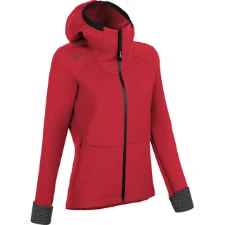 LaMunt Damen Antje Thermal Hoodie Jacke (Größe S, rot)