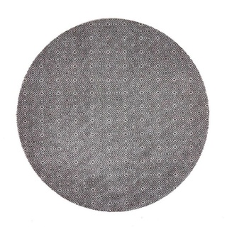 Fußmatte MD Entree Universal Eingangsmatte - Teppichmatte - Küchenteppich, MD Entree, rund, Höhe: 8 mm, bei 30° waschbar, anti-rutsch, Ø 100 cm, Diamond, grau grau