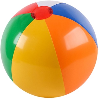 Fukamou Wasserball Aufblasbar, 22cm/25cm/35cm Inflatable Ball Wasserbälle, Rainbow Beach Balls, Schwimmball, Für Beach Balls Pool Party