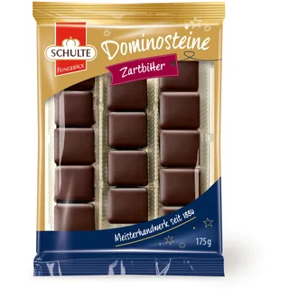 Schulte Feingebäck Dominosteine Zartbitterschokolade 175 g