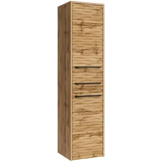 Badplaats Etna Badezimmerschrank 30 x 35 x 130 cm Eiche