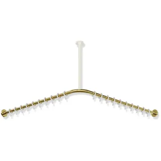 HEWI System 900 Vorhangstange für Duschwanne 1000 x 1000 mm - gold