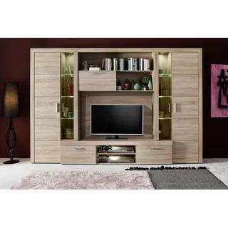 Home affaire Wohnwand Delhi, kompaktes klassisches Design beige