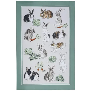 Ulster Weavers - Hase Patch - Geschirrtuch - Baumwolle - Einheitsgröße in Grün