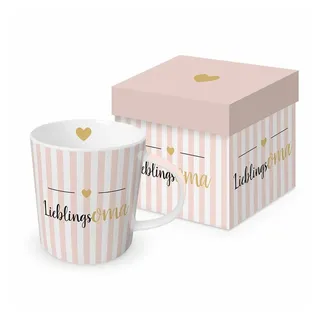 PPD Tasse Lieblingsoma 400 ml, New Bone China bunt