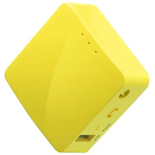 Gl.iNet GL-MT300N-V2 Tragbarer Mini-Reise-Wireless-Pocket-VPN-WLAN-Router Access Point/Extender/WDS OpenWrt 2 x Ethernet-Ports USB 2,0 128 MB RAM