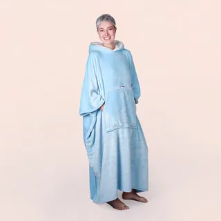 Taynie Kuschelige Ärmeldecke (hellblau)