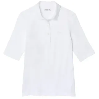 Lacoste Poloshirt Poloshirt Core Collection Kurzarmshirt mit (1-tlg., 1) weiß 40