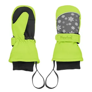 Playshoes Fäustling Schneeflocken grün 2