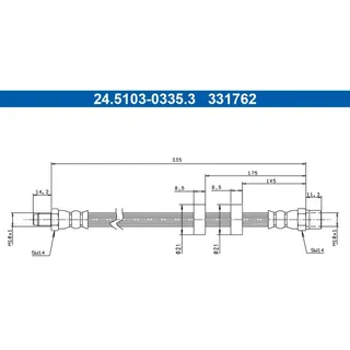 ATE Bremsschlauch 24.5103-0335.3
