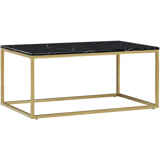 Beliani Delano Schwarz Gold 100 x 45 x 100 cm