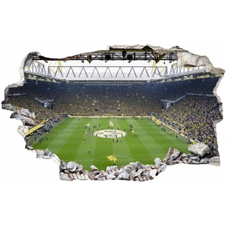 Wall-Art Wandtattoo BVB Fan Choreo Borussia Dortmund, selbstklebend, entfernbar bunt