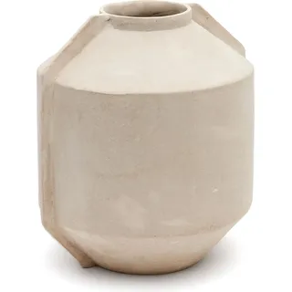Kave Home Vase Meja 38 cm Papier Beige