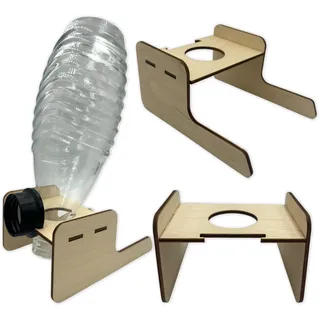 Abtropfständer für SodaStream Crystal Glaskaraffe Flaschenhalter Wassersprudler