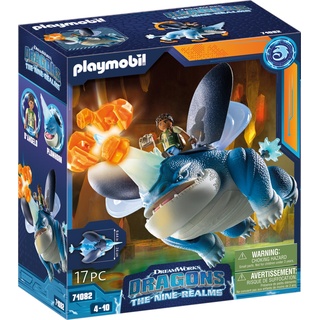 Playmobil Dragons: The Nine Realms - Plowhorn & D'Angelo (71082, Playmobil Dragons)