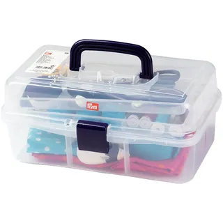Prym 612725 Näh-/Garnzubehör-Lagerung Nähkästchen Transparent, Kunststoff