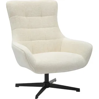 SalesFever Drehsessel SALESFEVER Chenillestoff 81 x 103 x 85 cm Beige drehbar