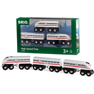 BRIO Bahn 33748 - Schnellzug Mit Sound, Holz, 3-teilig