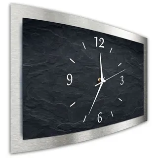 Bilder-Manufaktur Wanduhr MF11-3D BM Wanduhr Funk Funkuhr oder Quarzuhr lautlos geräuschlos (BM, 3D Funkuhr oder Quarzuhr, kein Ticken, lautlos, geräuschlos, gross) 60,00 cm x 35,00 cm